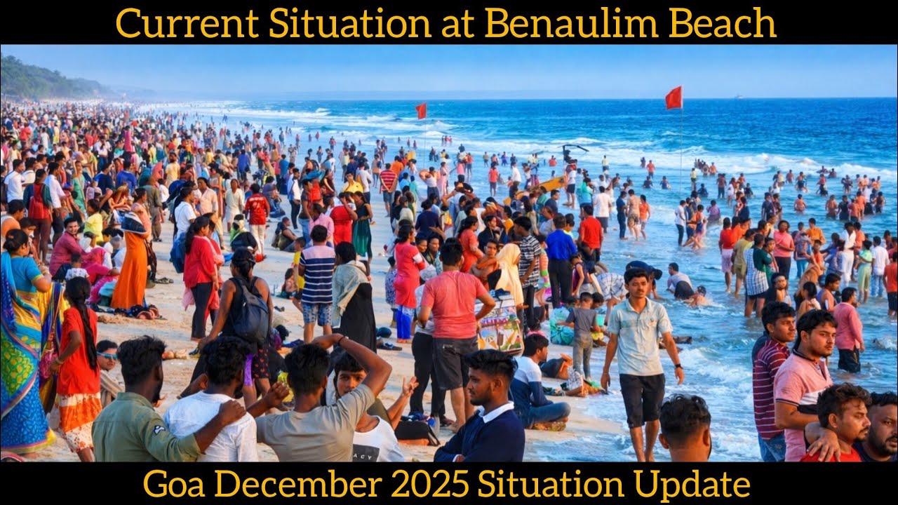 Benaulim Beach | current situation | Goa Latest Vlog | New Year Celebration In Goa 