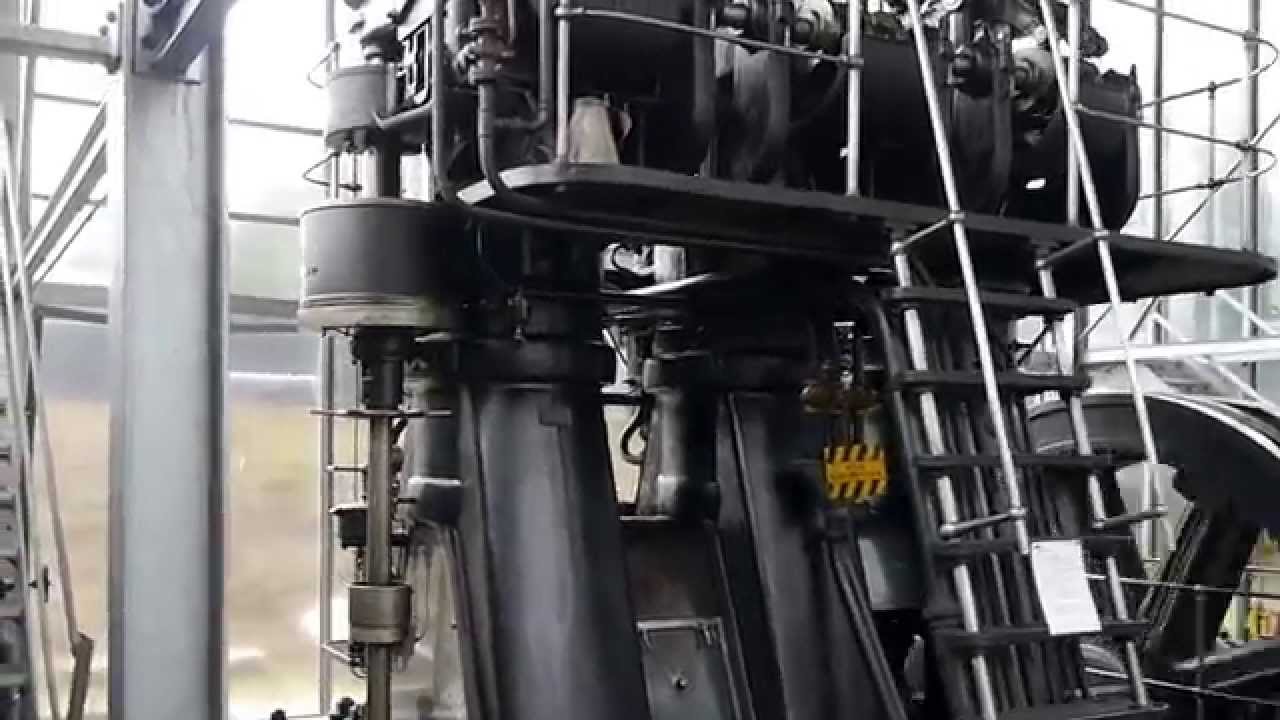 Sulzer,3D100,Einblasediesel,Luterbach,Station&auml;rmotor,Standmotor