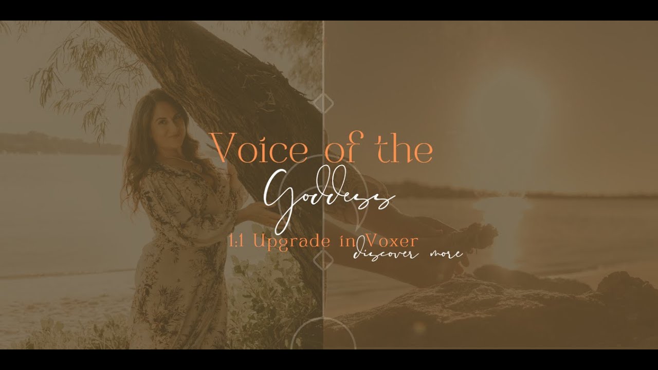 Voice of the Goddess | 1:1 Voxer Upgrade