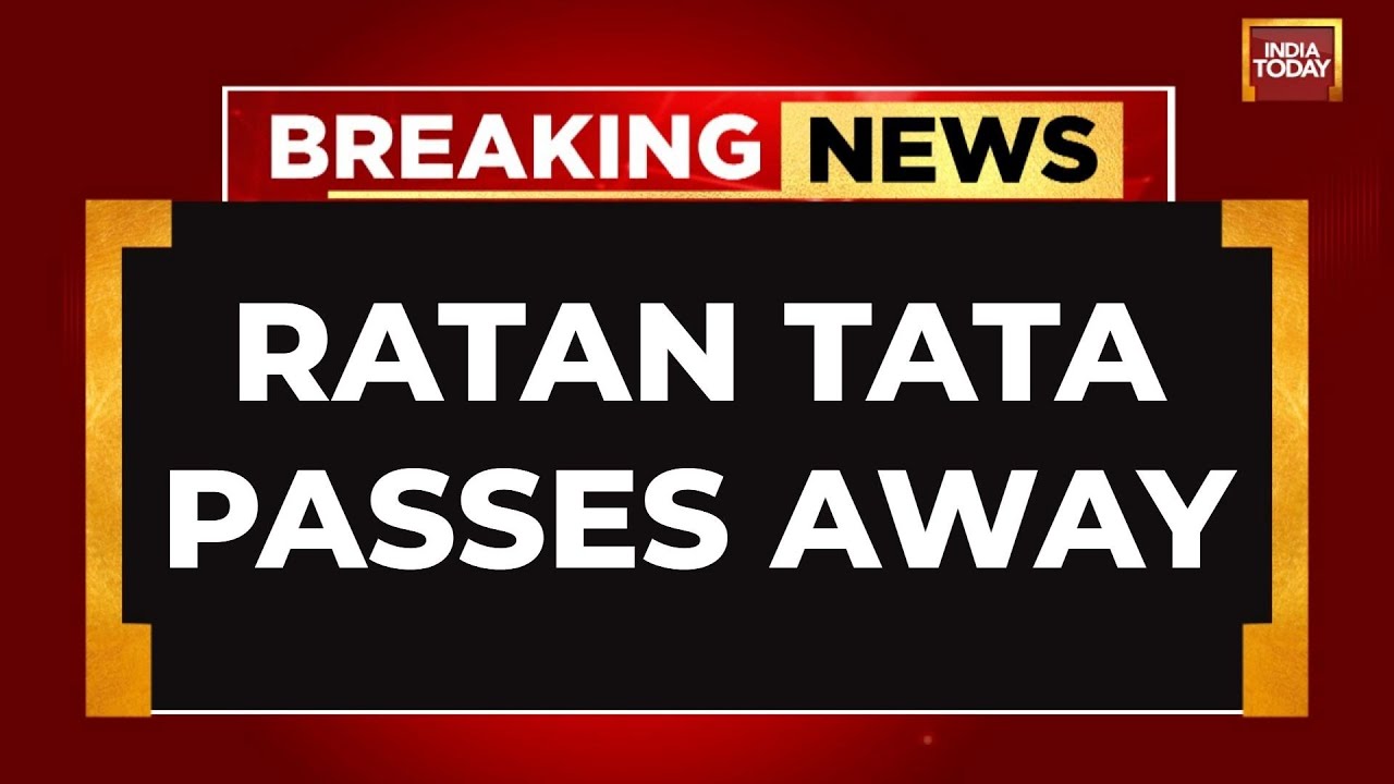 BREAKING: Tata Group's Ratan Tata Passes Away After Being Admitted To Intensive Care | Live Updates