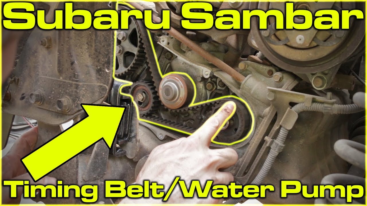 38,000KM, 1994 Subaru Sambar Super Deluxe: Timing Belt &Water Pump Replacement.