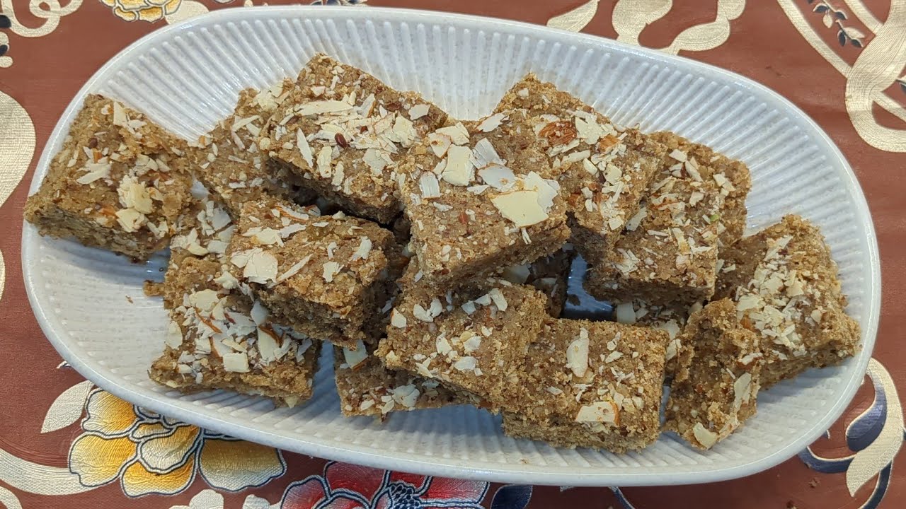 Gond Alsi Sukhdi Recipe | @cookwithpihu1613 