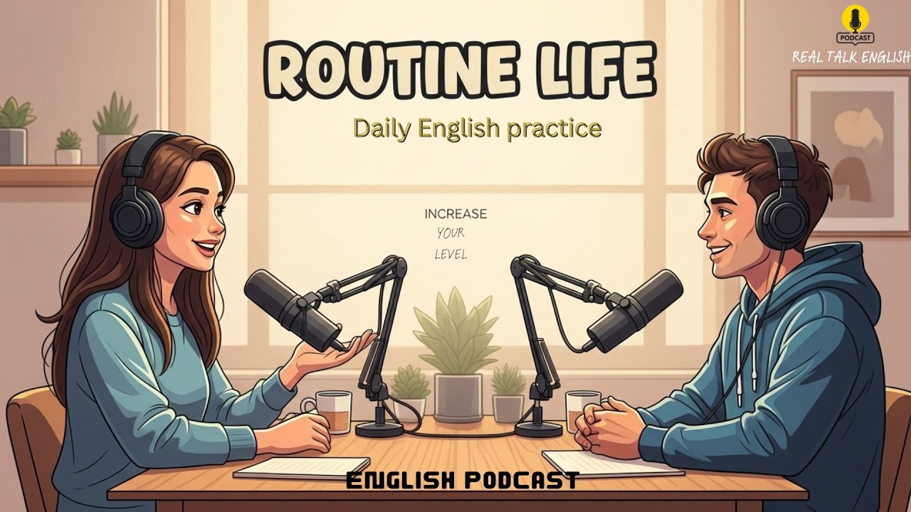 English Podcast For Easy Way To Learn English | Talk About  ROUTINE LIFE |