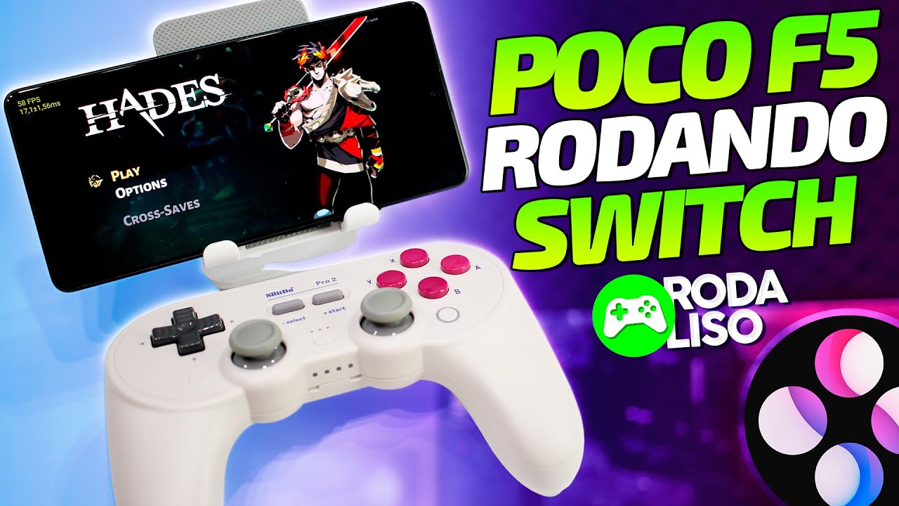 POCO F5 com emulador rodando SKYRIM, DIABLO 3 E HADES | Teste com Skyline Edge