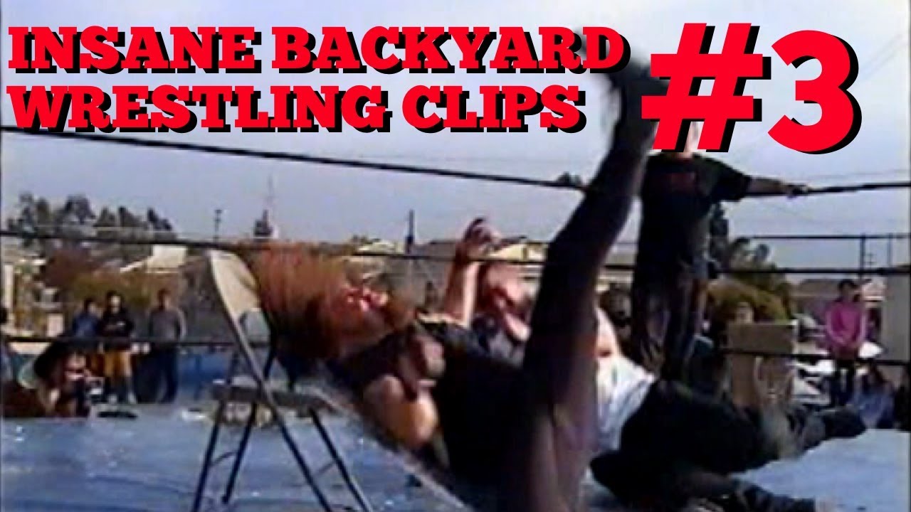 INSANE Backyard Wrestling Clips #3 | Flaming Foot Dropkick