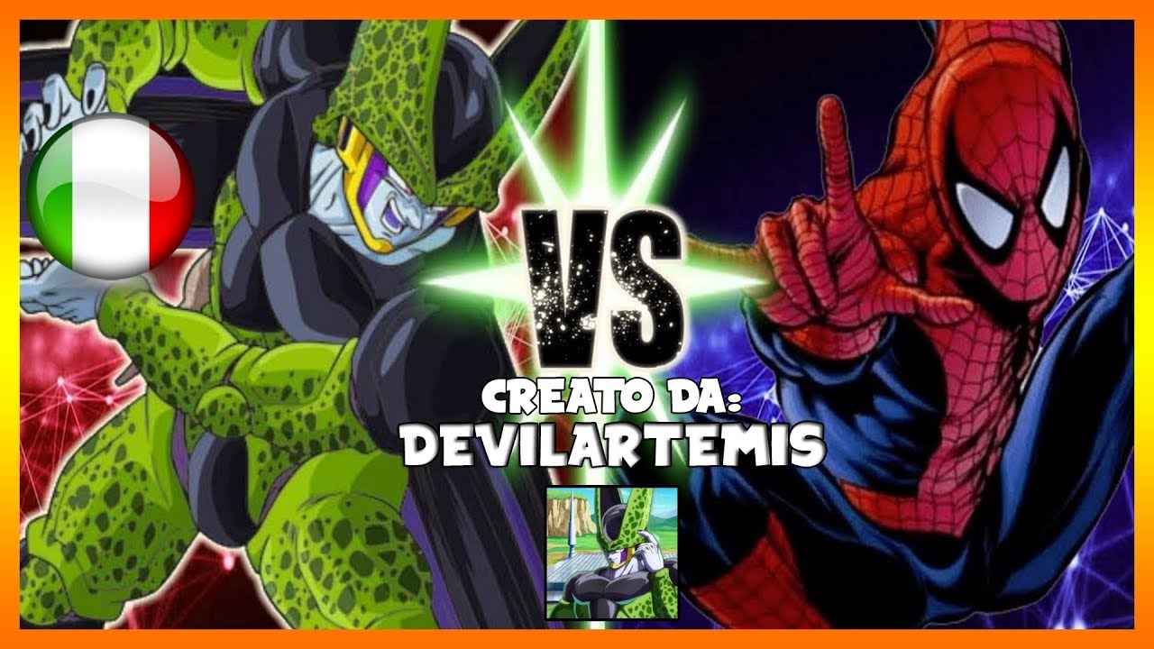 Perfect Cell Vs Spiderman | DEVILARTEMIS - DOPPIAGGIO ITA