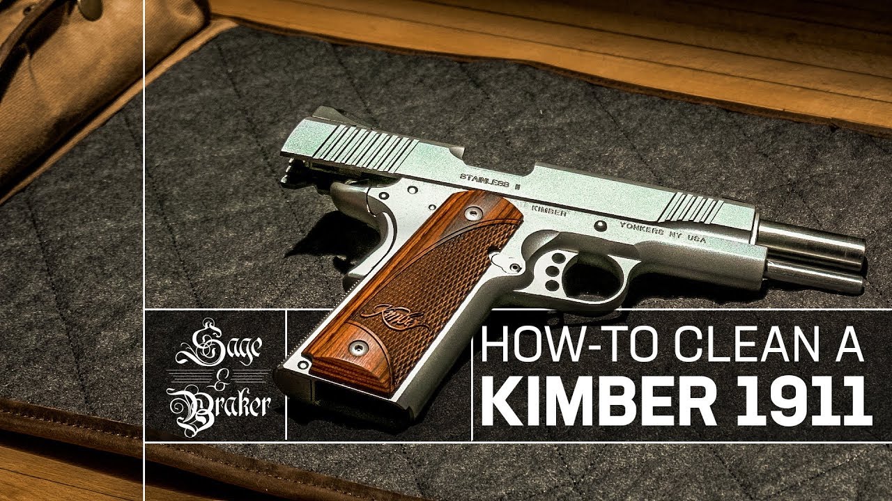 Kimber 1911 Custom II // Как чистить и разбирать
