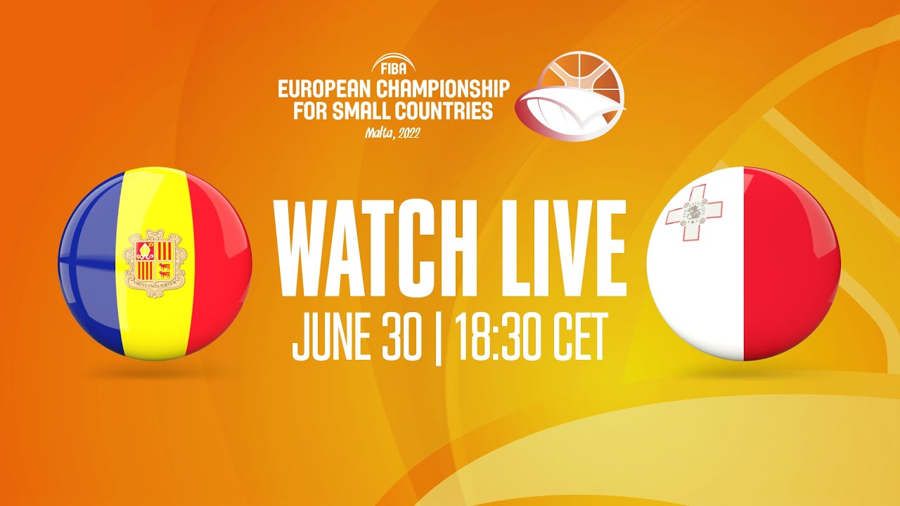Andorra v Malta | Full Basketball Game | FIBA European Championship for Small Countries 2022