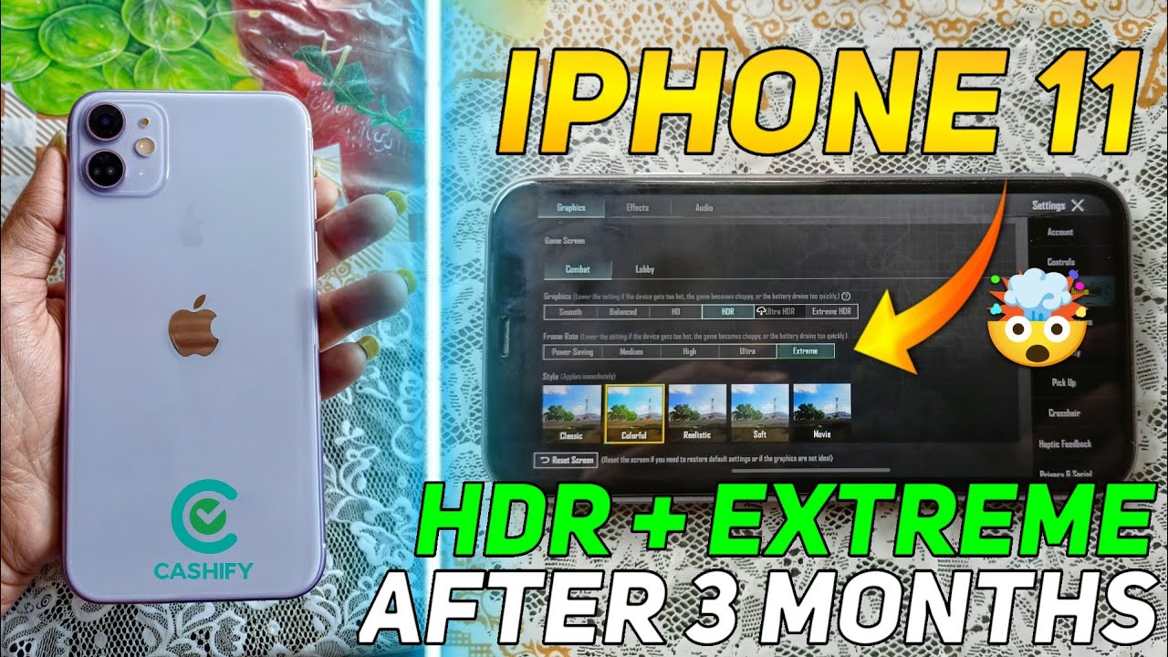 IPHONE 11 REFURBISHED HDR + EXTREME TEST AFTER 3 MONTHS | IPHONE 11 PUBG BGMI TEST 😔