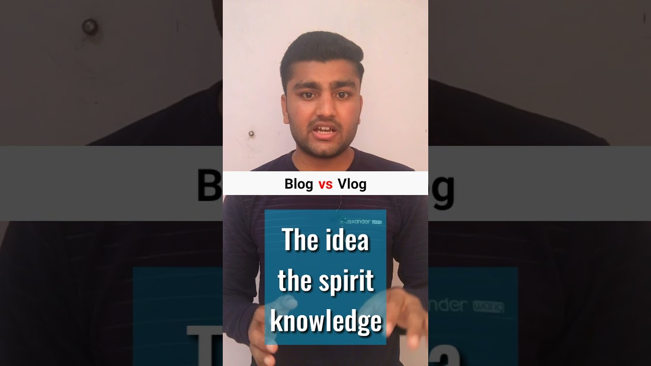 between different blog and vlog #shorts #sauravjoshivlogs
