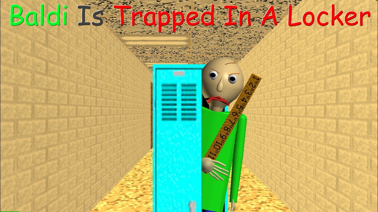 Baldi Is Trapped In A Locker (Baldi Mod)