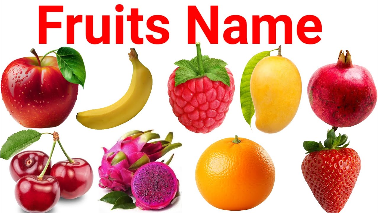 Названия фруктов на английском и хинди 🍇🍉🍊🍌🍎🍐 Фрукты для детей и малышей