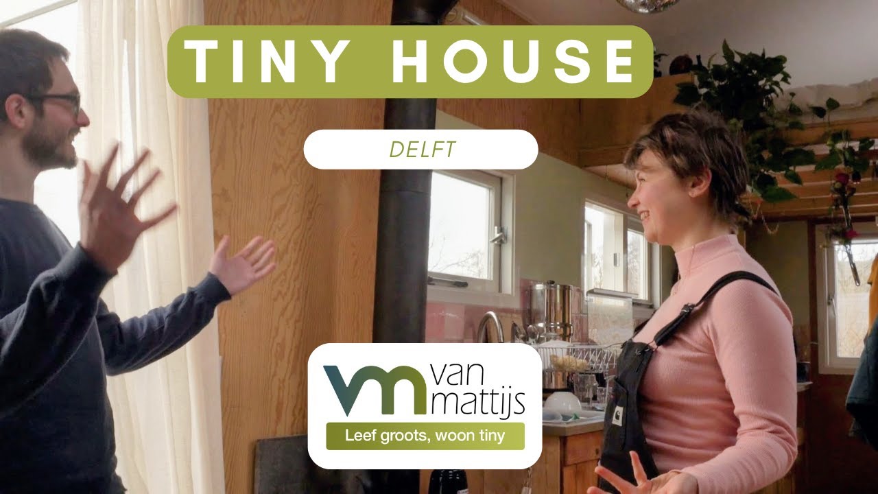 Lotte pioniert in een tiny house dorp in Delft