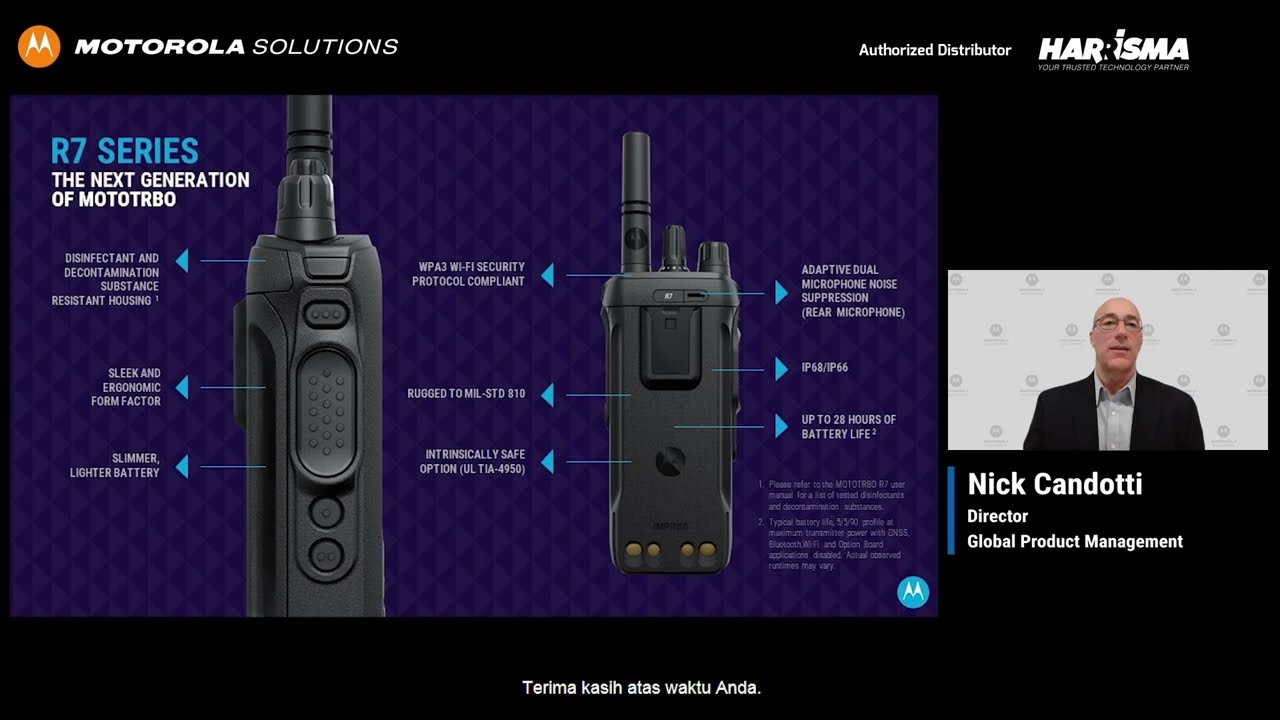 MOTOTRBO R7 Product Launching | Nick Candotti