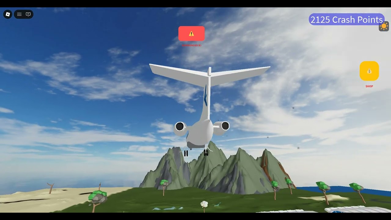 plane crash roblox
