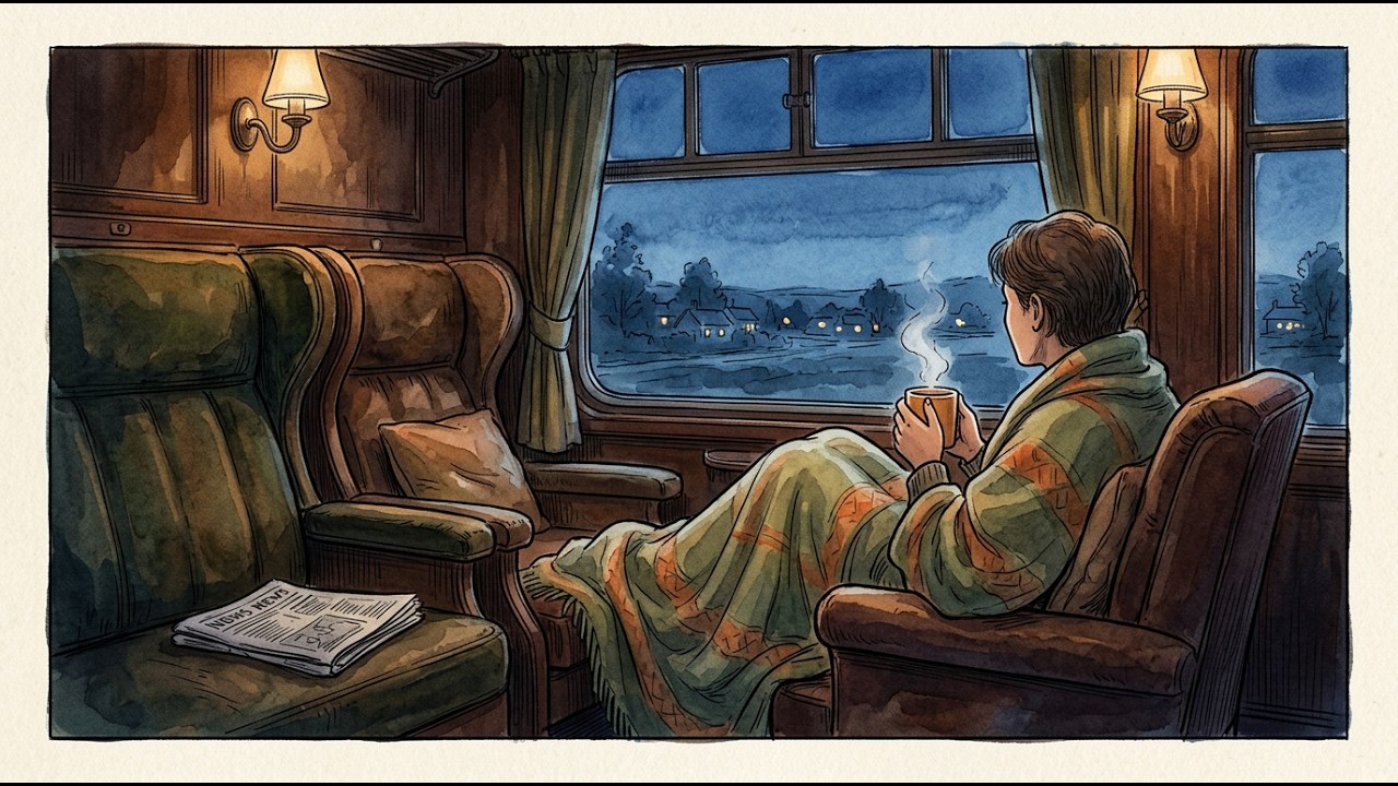 Bedtime Story: Through the Nordic Forests by Night Train
