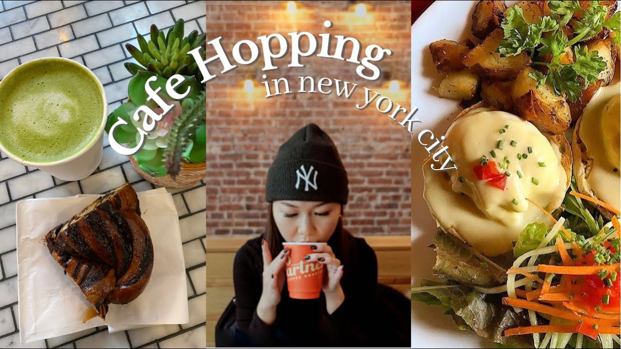 cafe hopping in NYC☕ (during a snowstorm❄️) | vegan desserts, best coffee in LIC, brunch & cocktails