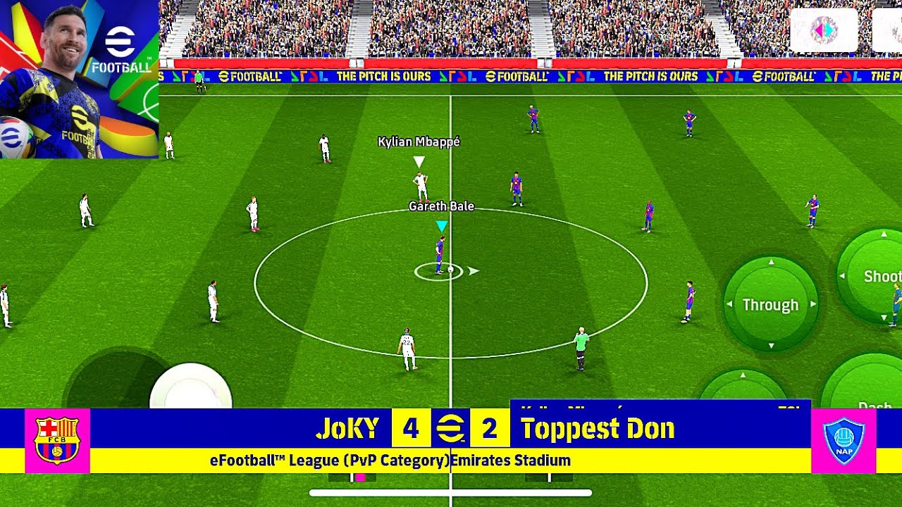 efootball League (PvP Category) Win Full Gameplay #efootball2025mobile #efootball #fifa #gaming 