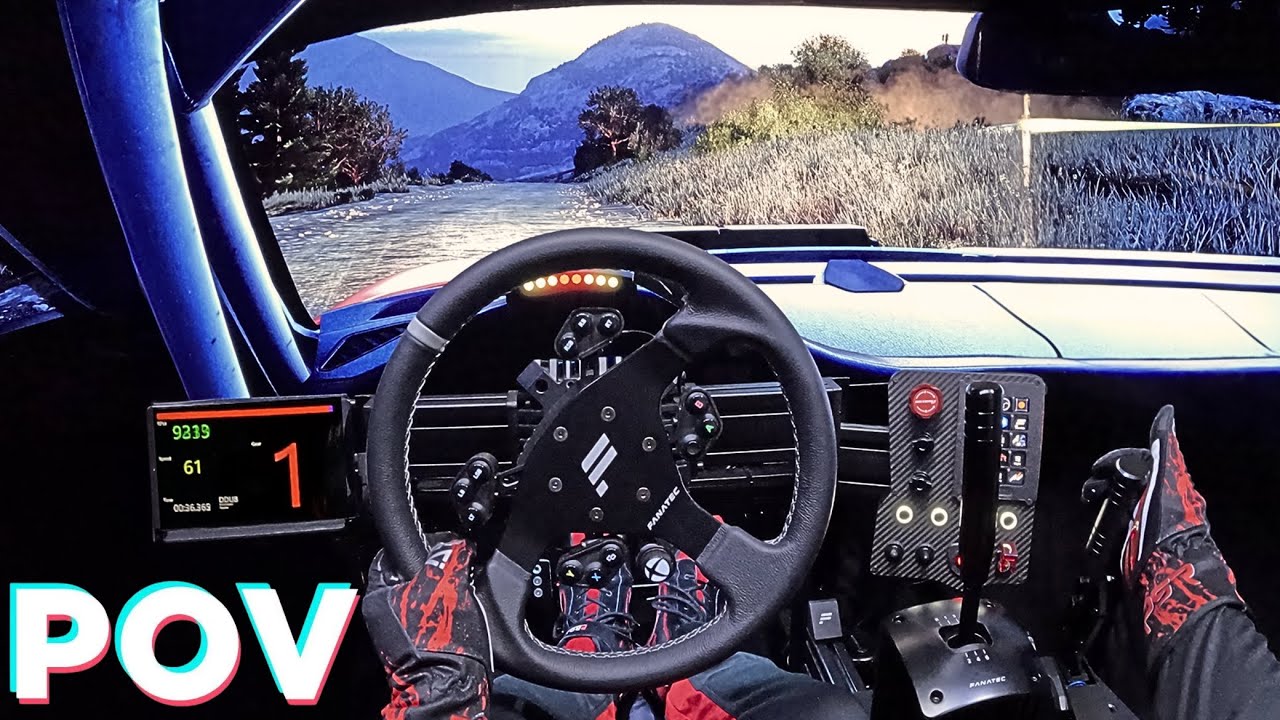 Porsche 911 at Dusk in Rally Greece | DR2 | Fanatec CSL DD