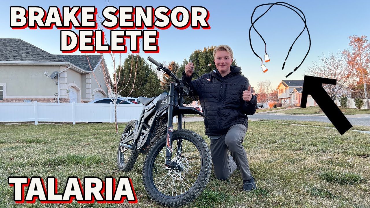 Talaria Sting Brake Sensor Delete! (HOW TO)