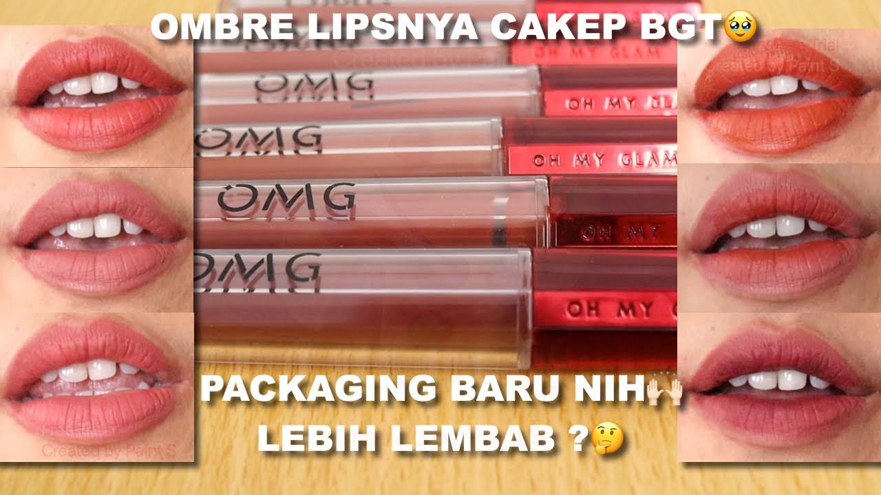 OMG MATTE LAST LIP CREAM REVIEW | NEW PACKAGING 😍 LEBIH LEMBAB UNTUK BIBIR KERING | Maria Soelisty