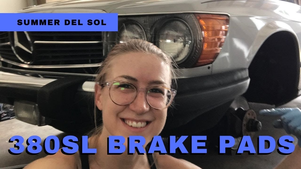 1983 Mercedes 380SL Brake Pad Replacement