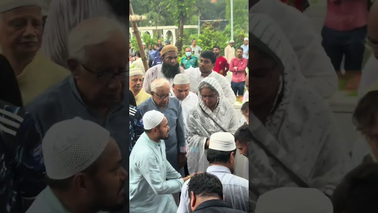 স্বামীর কবরের সামনে মাটি হাতে দাড়িয়ে ড. দীপু মনি, দাফন সম্পন্ন করলেন বনানীতে  #drdipumoni