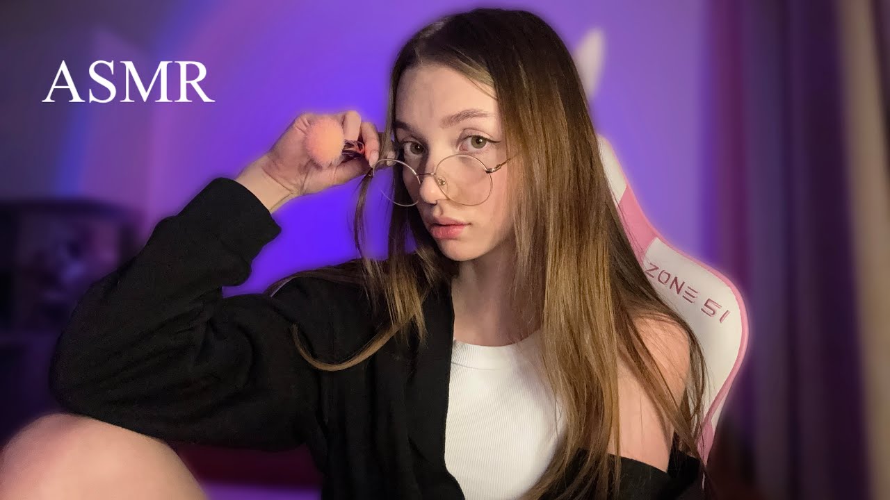 АСМР РАССЛАБЛЮ и ЗАМУРАШУ КИСТОЧКАМИ 🤍 звуки рта💖 визуальные триггеры