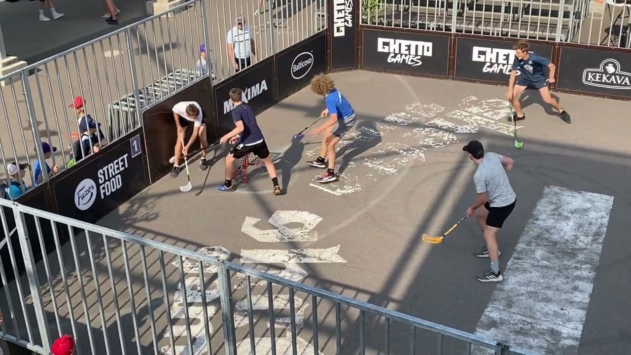 Ghetto Floorball Round 4. U16. Artemijs - Bēgļu tiesības.
