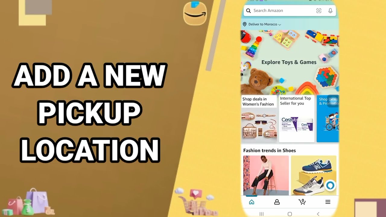 How To Add A New Pickup Location On Amazon Shopping App