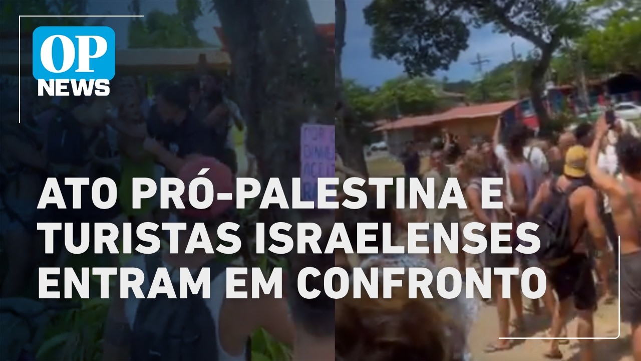 Confusão entre turistas de Israel e grupo pró-Palestina acaba em prisões na Bahia l O POVO NEWS