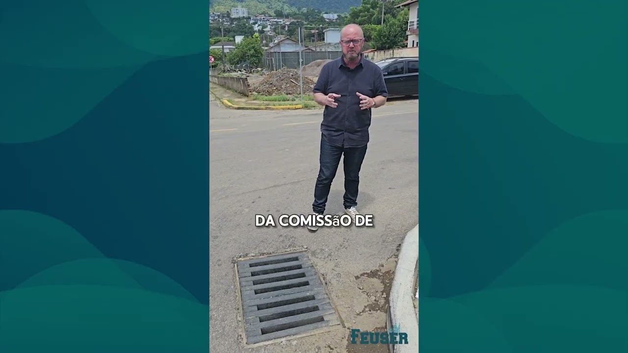 Projeto de Lei do Vereador Feuser visa instalação de grelhas de bocas de lobo mais resistentes.