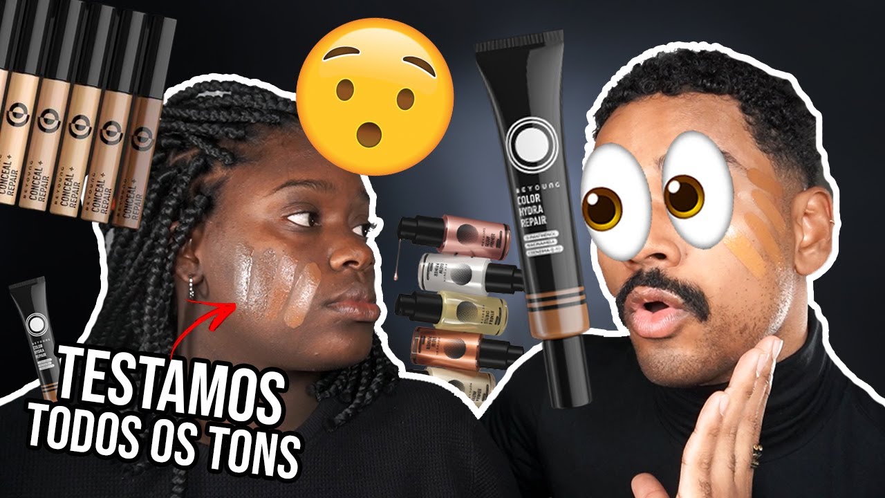 A BEYOUNG LANÇOU ESSAS BASES PARA PELE NEGRA E... RESENHA COMPLETA #OTomMaisEscuro