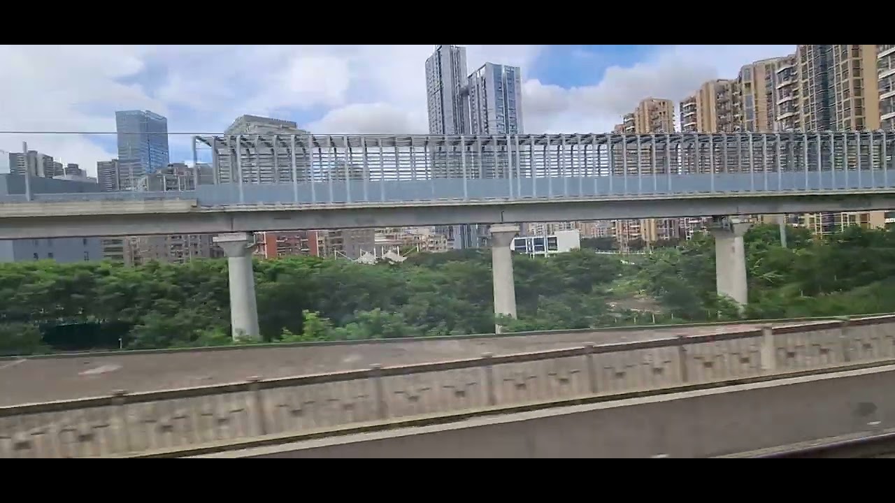 cr400af 由深圳北站到光明城站