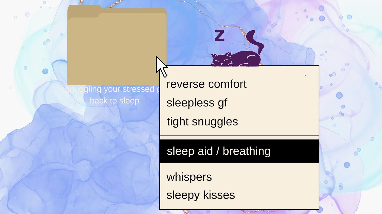 [F4A] snuggling your stressed gf back to sleep [asmr roleplay] [sleep aid]