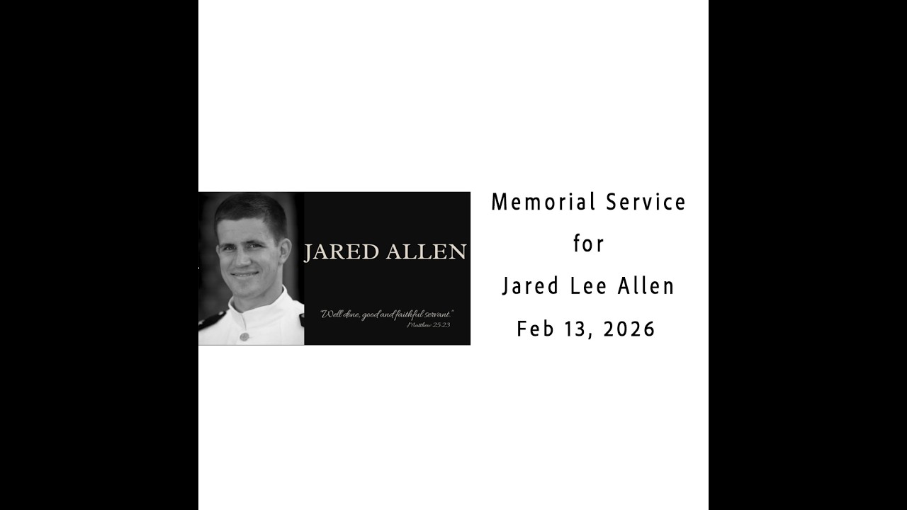 Jared Lee Allen Memorial Service