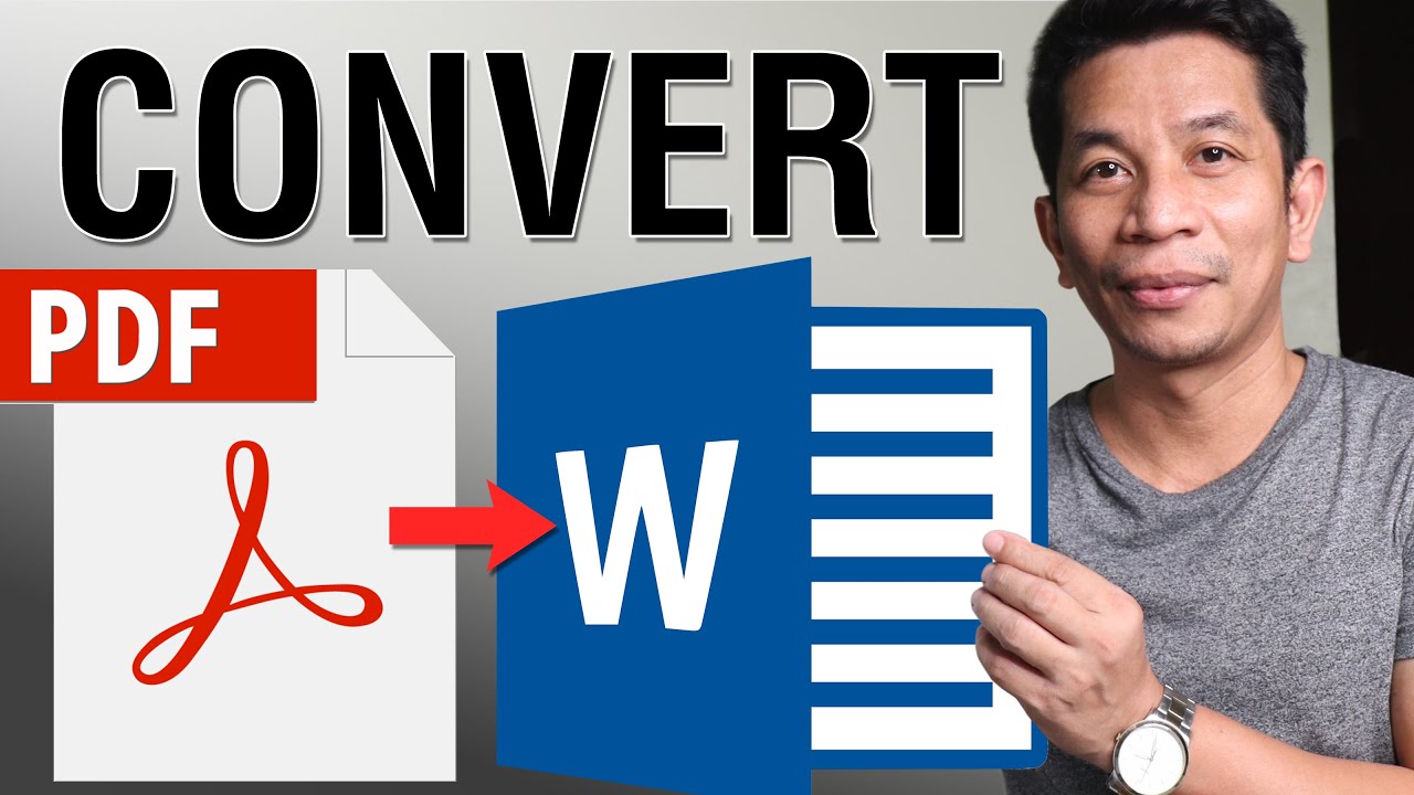 HOW TO Convert and Edit PDF to Word FREE, SUPER EASY (Filipino with English Subtitle)
