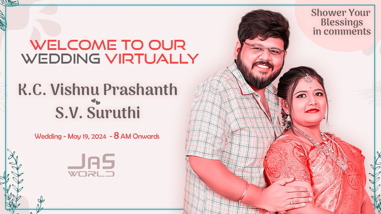 VISHNU PRASHANTH  +  SURUTHI  (WEDDING)