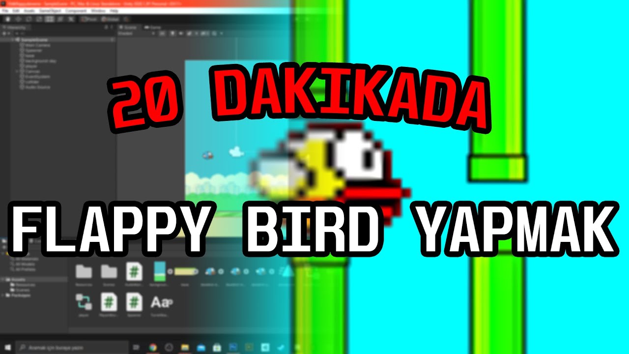 20 DAKİKADA FLAPPY BIRD YAPMAK!