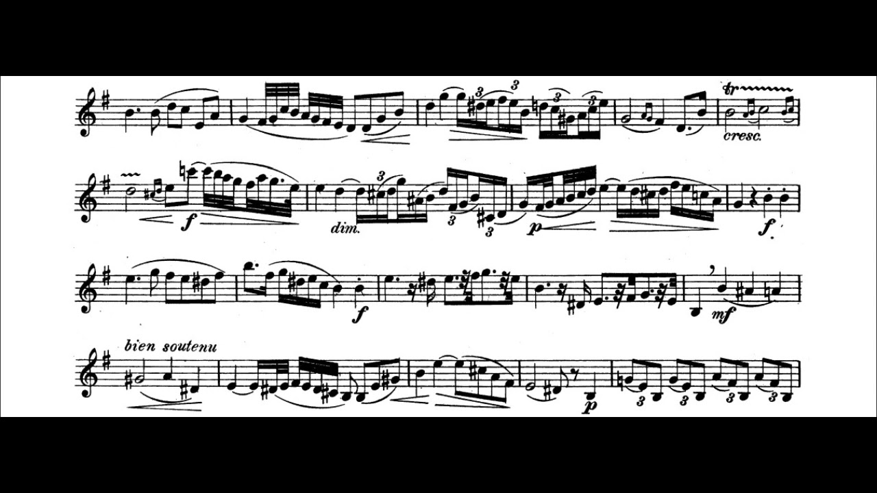 Etude No. 5 from 32 Etudes for the Clarinet by Cyrille Rose