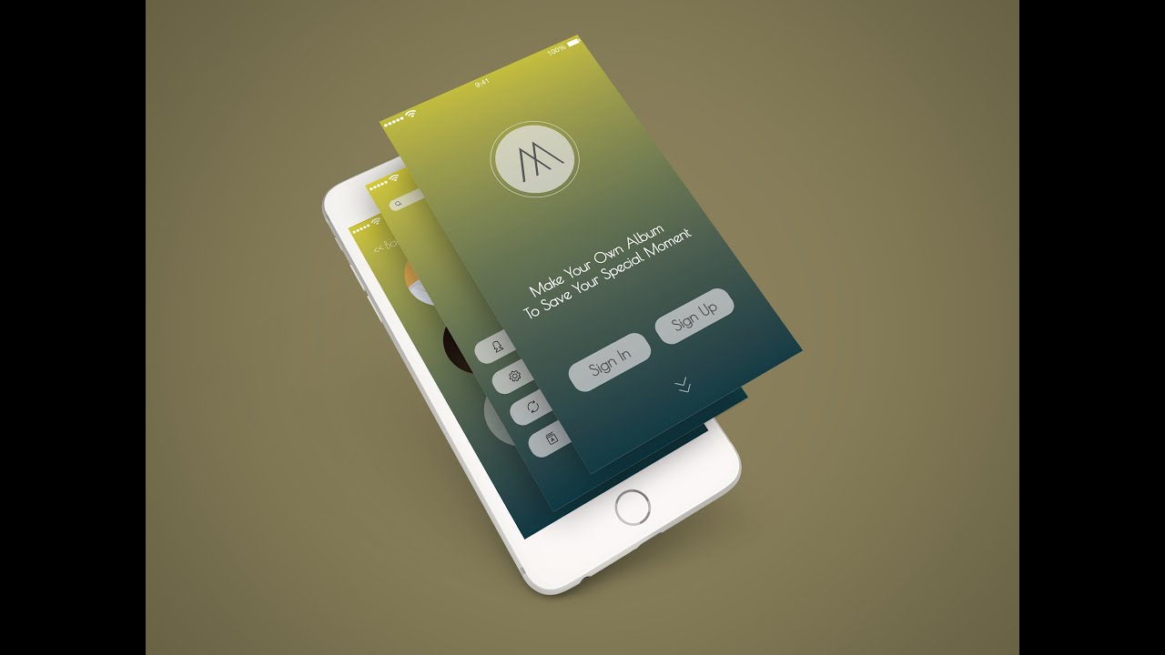 Mobile Apps Design- Adobe Illustrator CC