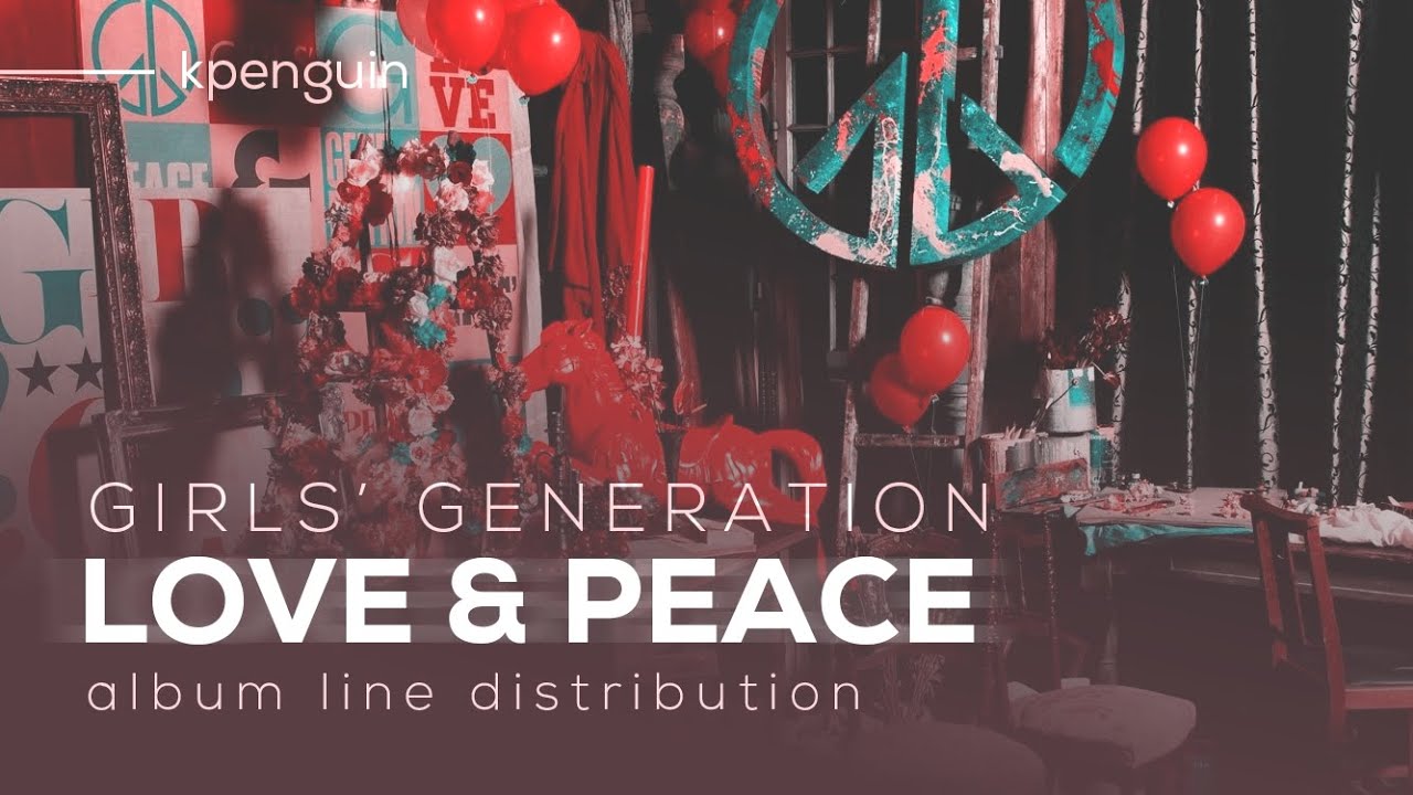 Girls' Generation • Love & Peace | Album Line Distribution