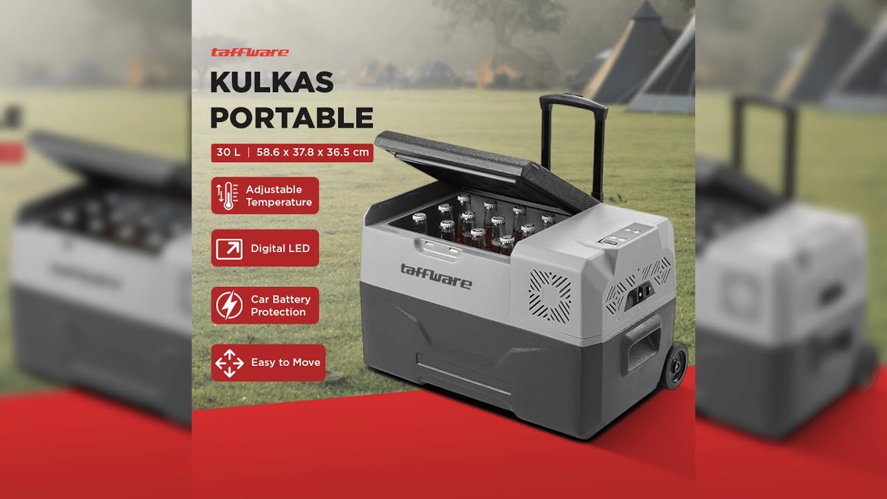 Taffware Kulkas Portable Mini Fridge Freezer - 7CHAACGY