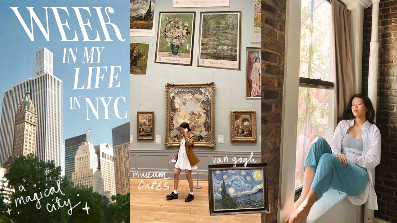 a week in my life in nyc 🗽🎞 art museums, brooklyn, central park + more!