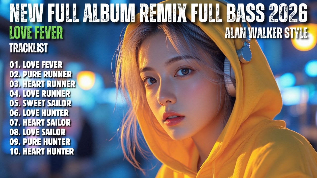 ALAN WALKER STYLE X SAHARA || LOVE FEVER || NEW FULL ALBUM REMIX FULL BASS 2026