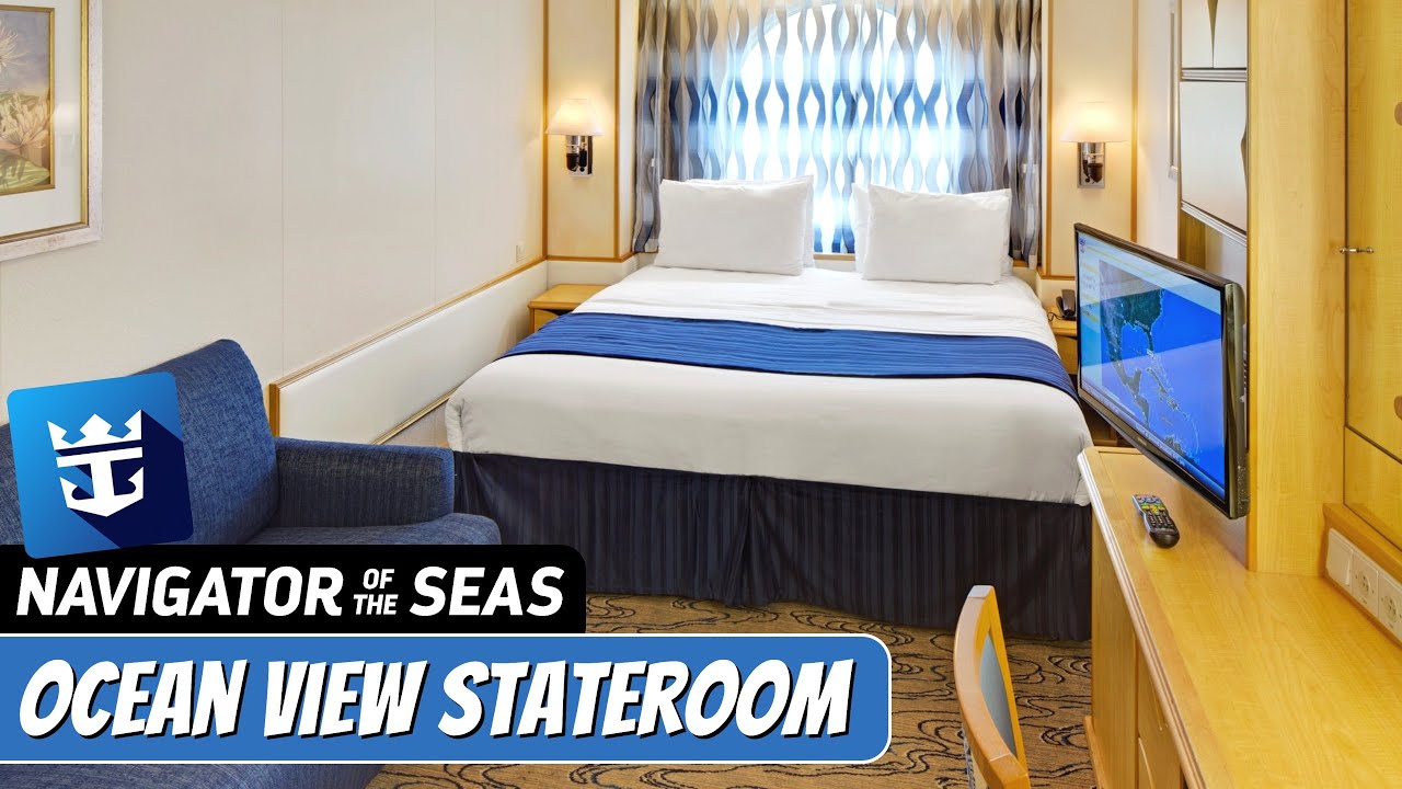 Navigator of the Seas | Ocean View Stateroom Tour & Review 4K | Royal Caribbean