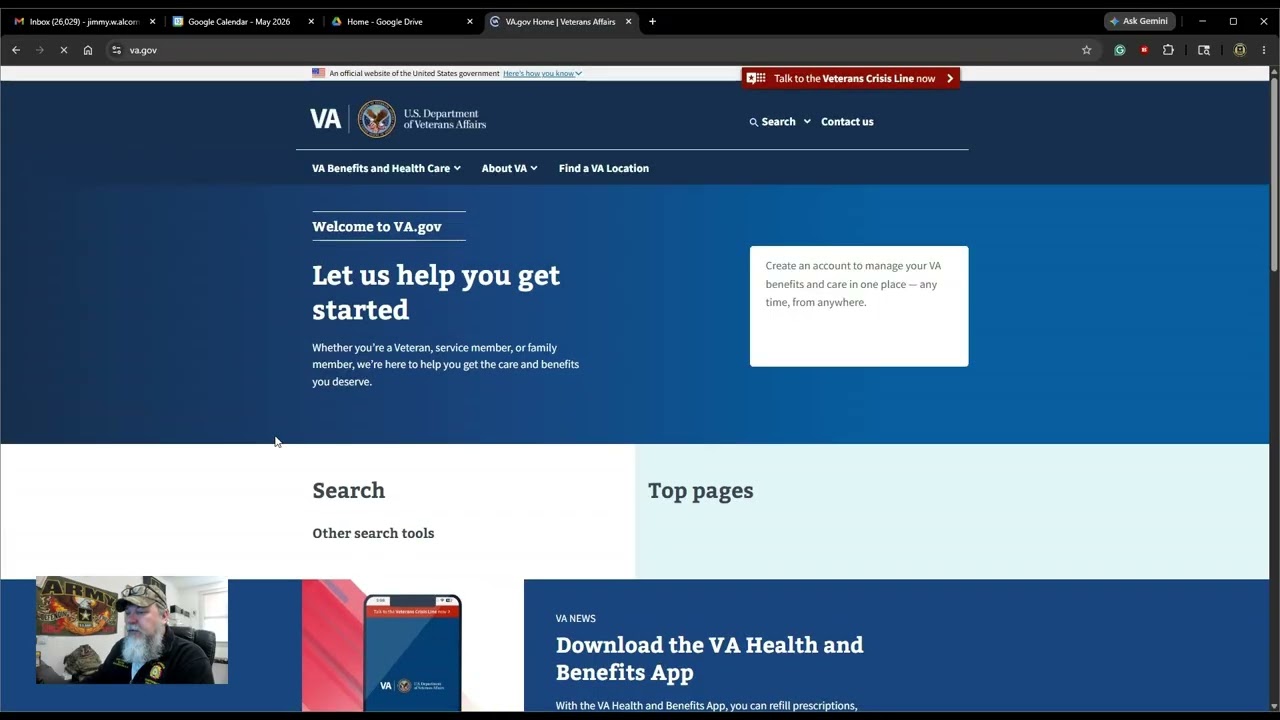 Navigate the VA Website