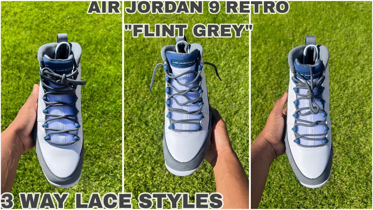 3 WAYS TO LACE AIR JORDAN 9 RETRO 