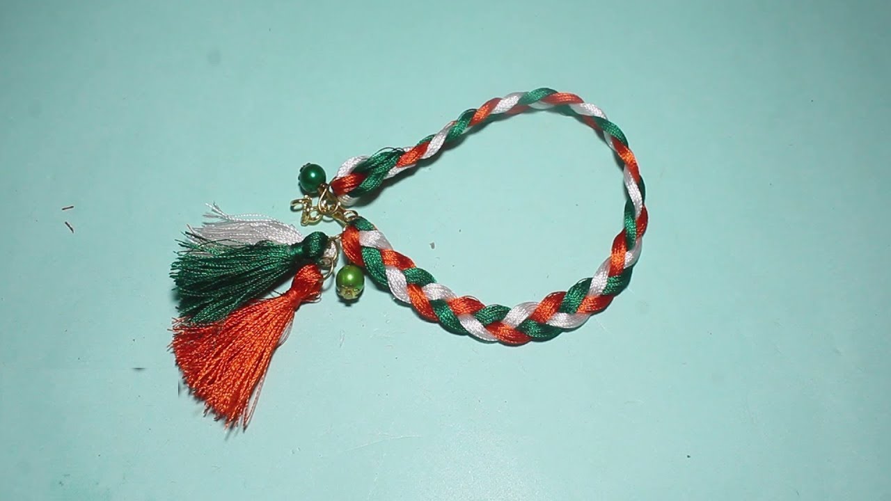 How To Make Handmade Bracelet Patriotic Tassel Bracelet Latest / Fashion Designs