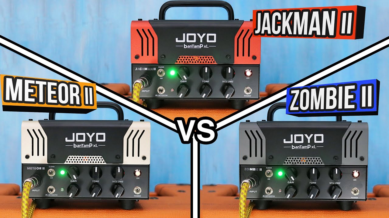 JOYO Amps Shootout - ZOMBIE II VS JACKMAN II VS METEOR II